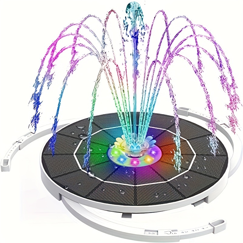 Aquarium Fish Types - 3.5W LED Solar Fountain with Battery,