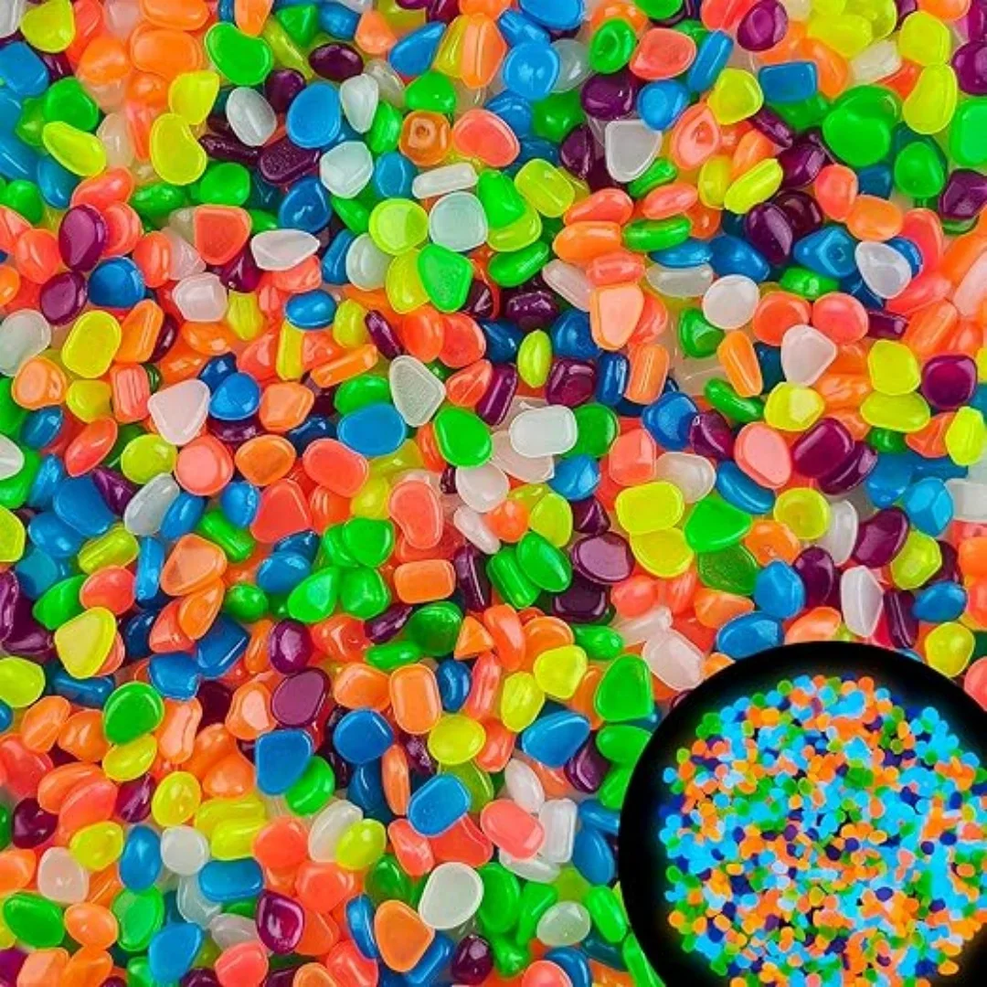 Fish Aquarium Home - 500Pcs Glow in The Dark Garden