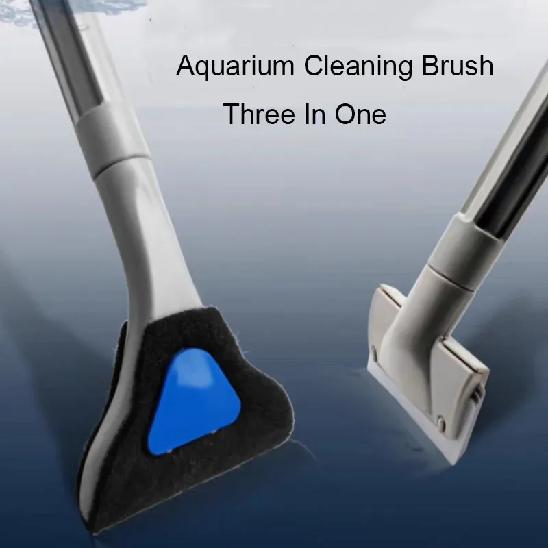 Algae Scraper Blade - High Quality 3 in 1 Aquarium