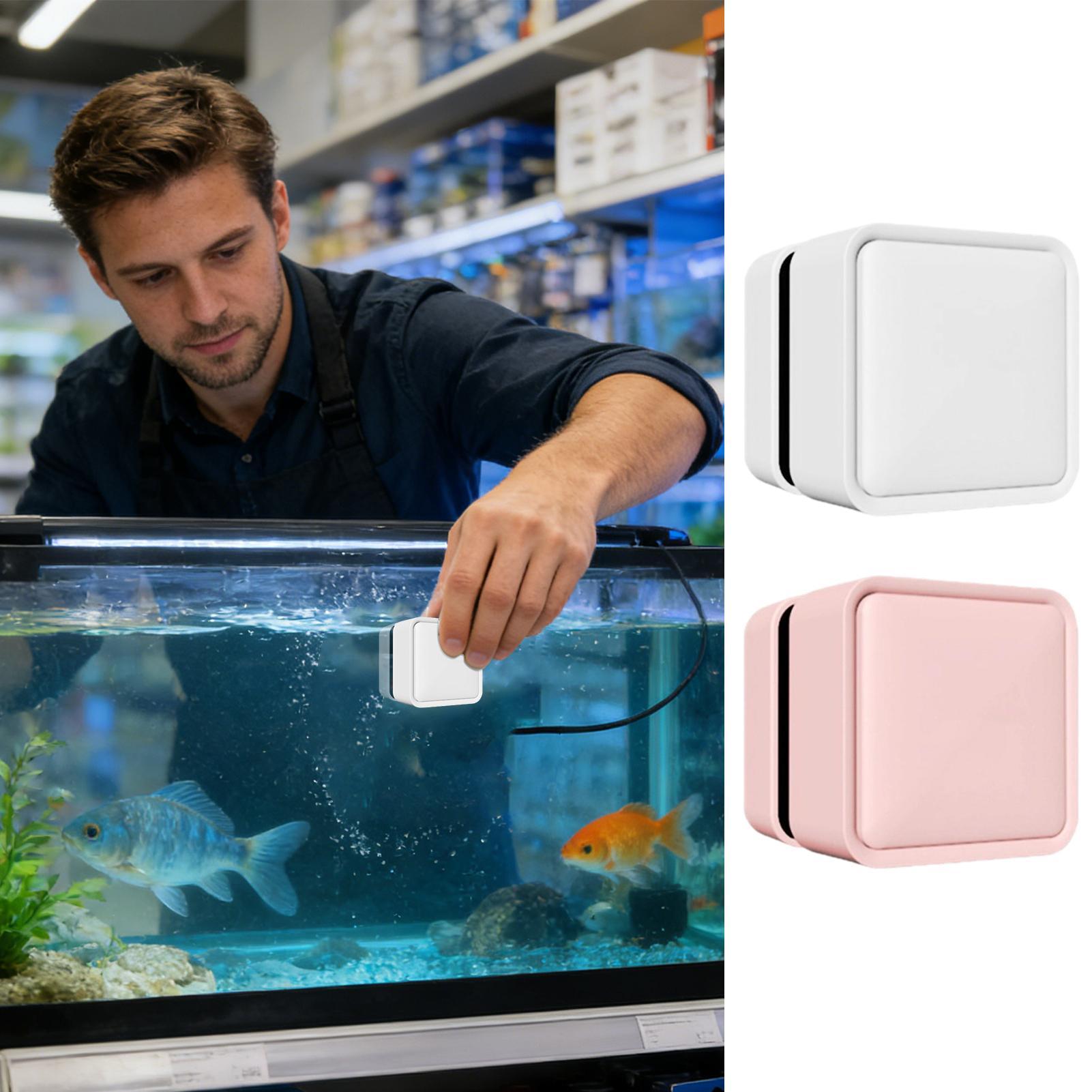 Magnetic Fish Tank Cleaner Dou - Algae Scraper Blade ulasan dan harga