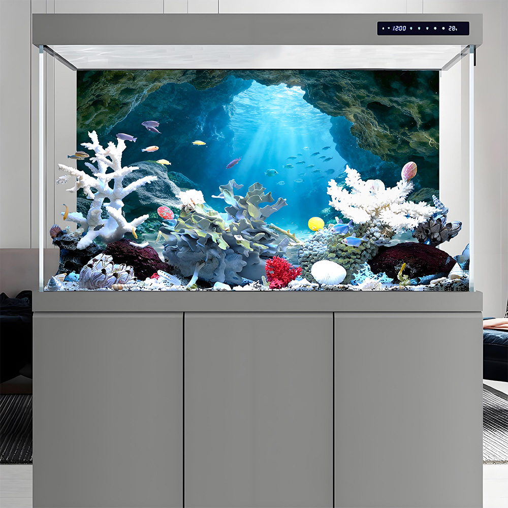 Deep Sea Blue Hole，Fish tank b - Aquarium Fish Poster ulasan dan harga