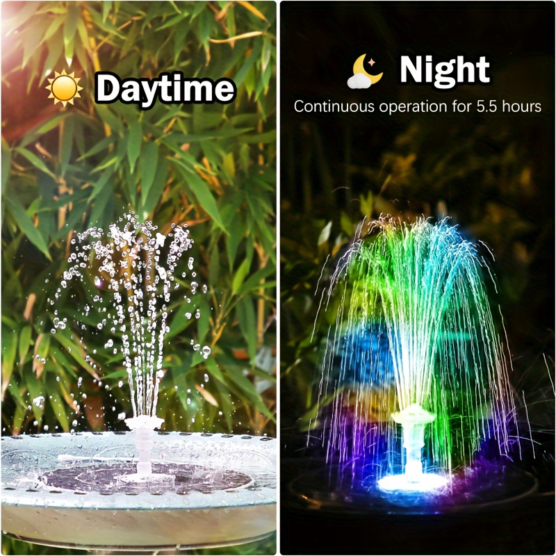 3.5W LED Solar Fountain with B - Aquarium Fish Types ulasan dan harga