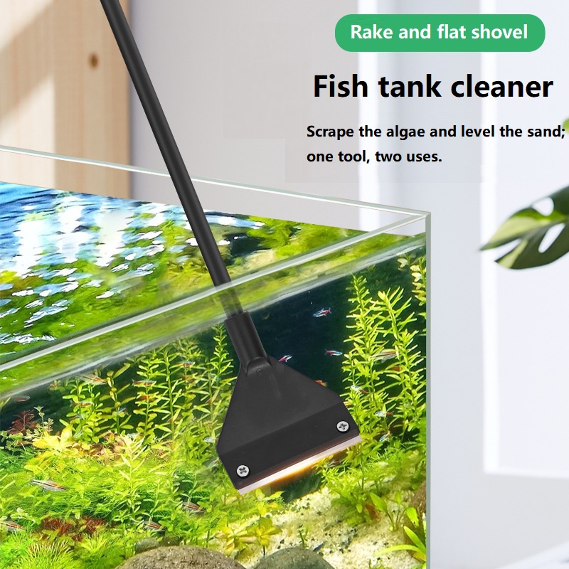 33/53/73CM Aquarium Cleaning T - Algae Scraper Blade ulasan dan harga