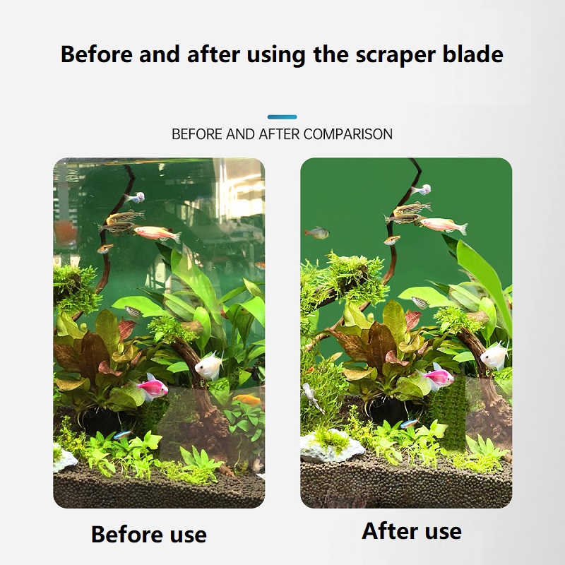 33/53/73CM Aquarium Cleaning T - Algae Scraper Blade ulasan dan harga