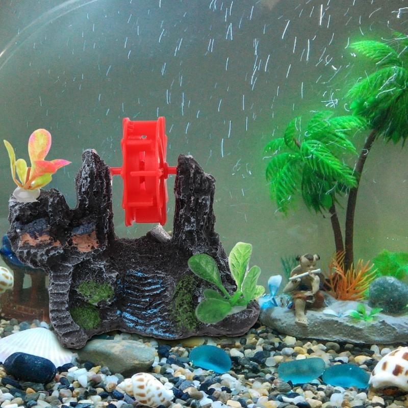 Aquarium Resin Mountain Stone  - Aquarium Fish For Sale ulasan dan harga