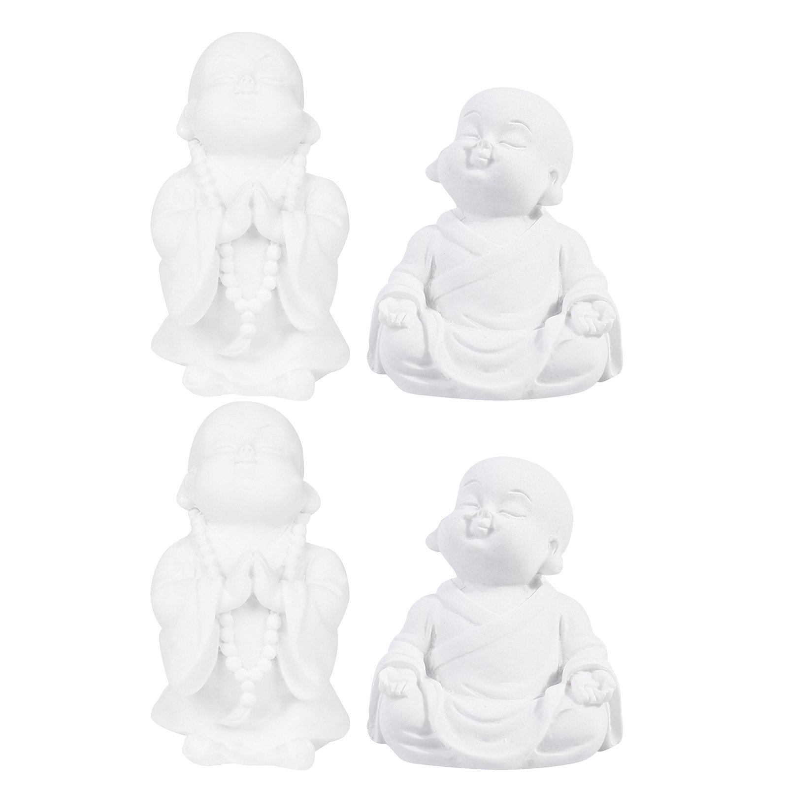 4Pcs Maitreya Buddha Statue Re - Fish Aquarium Home ulasan dan harga