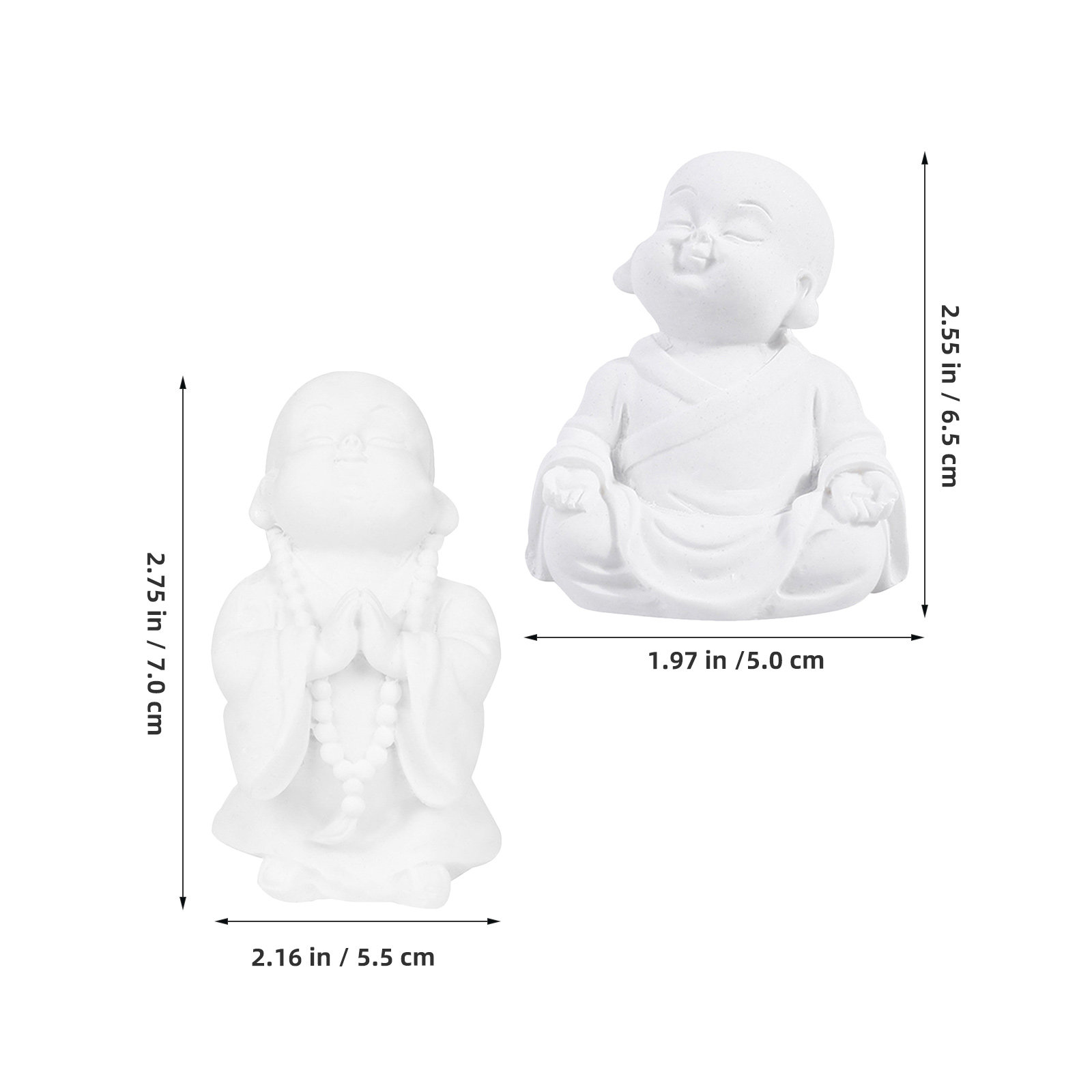 4Pcs Maitreya Buddha Statue Re - Fish Aquarium Home ulasan dan harga