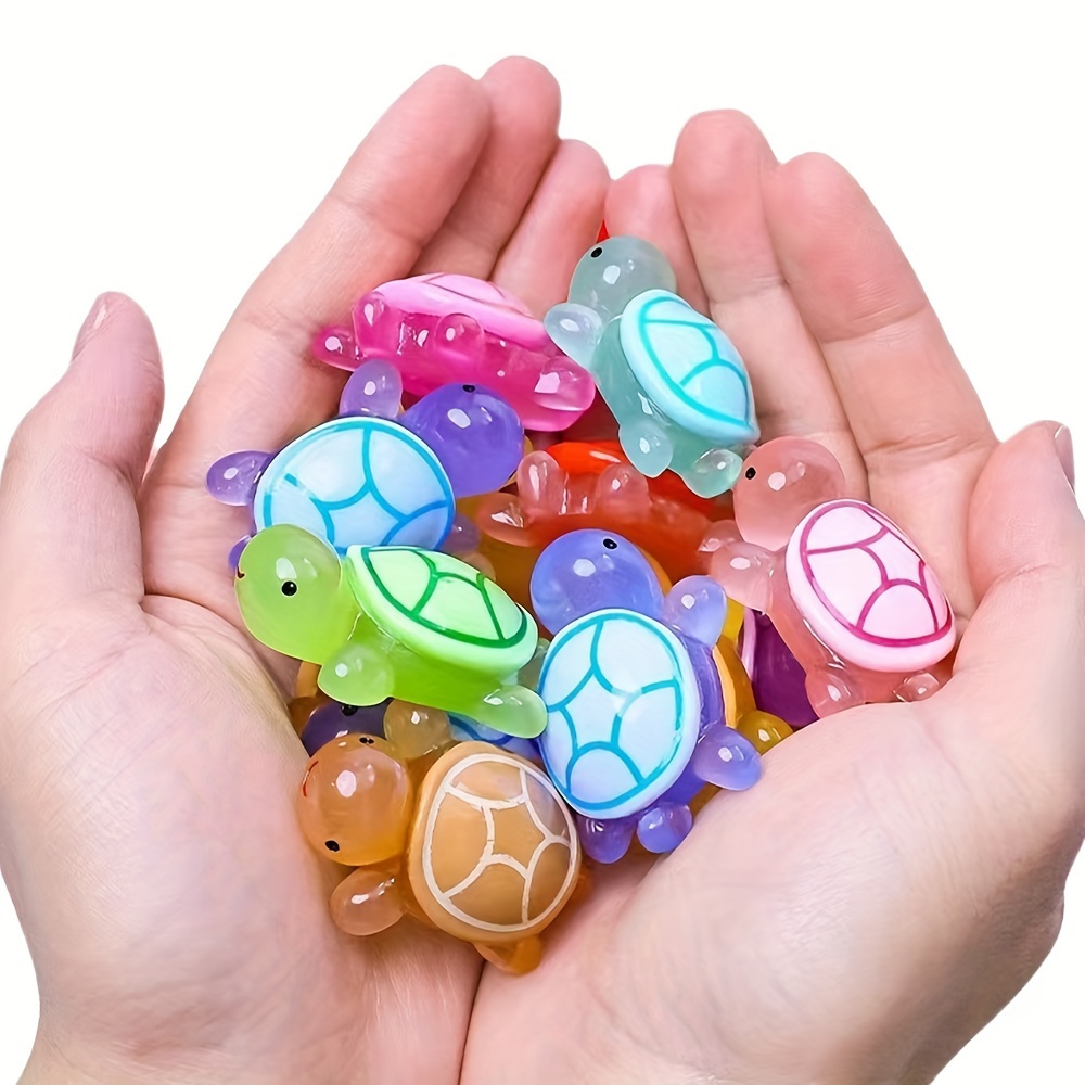 1-20pcs Mini Luminous Turtle H - Fish Aquarium Home ulasan dan harga