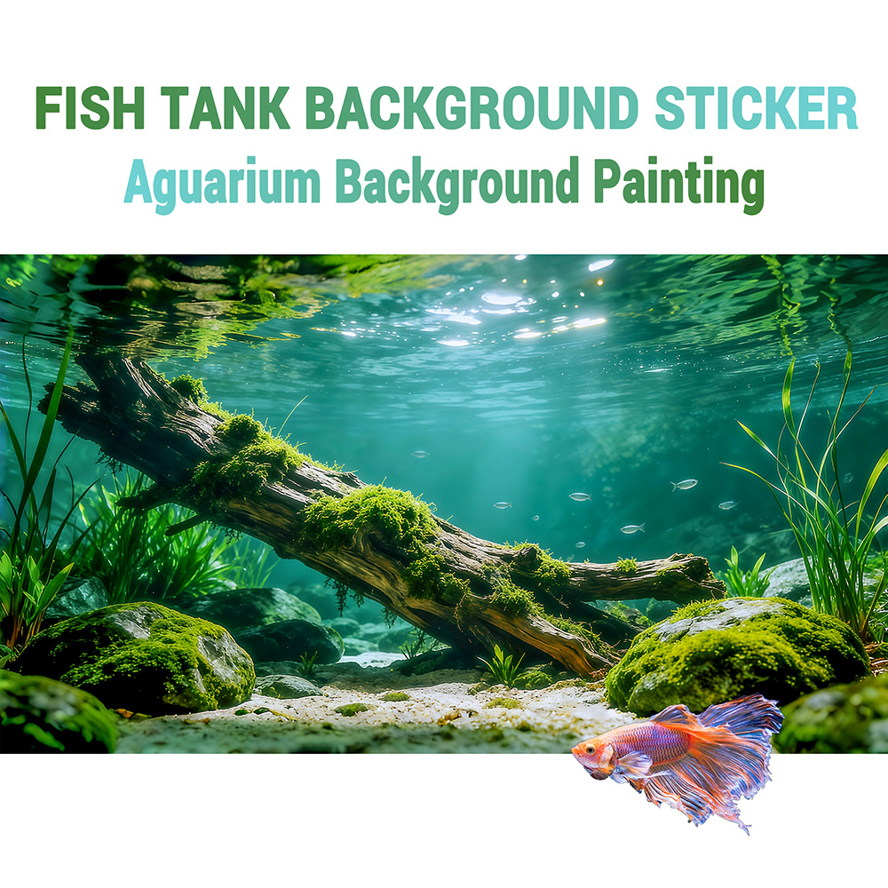 Dead wood at the bottom of the - Aquarium Fish Poster ulasan dan harga