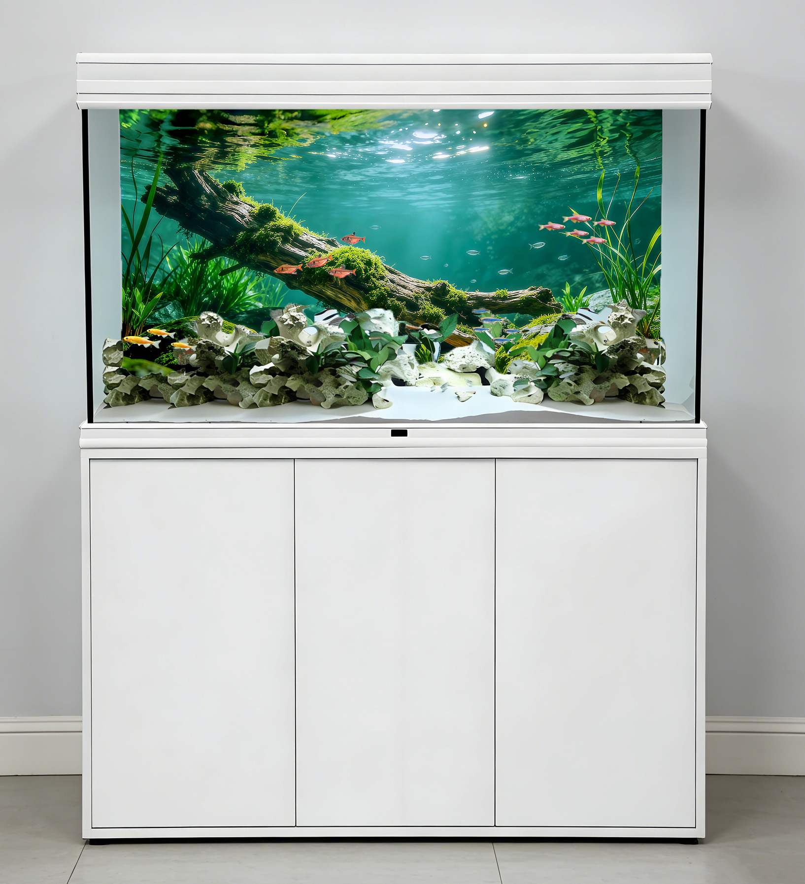 Dead wood at the bottom of the - Aquarium Fish Poster ulasan dan harga
