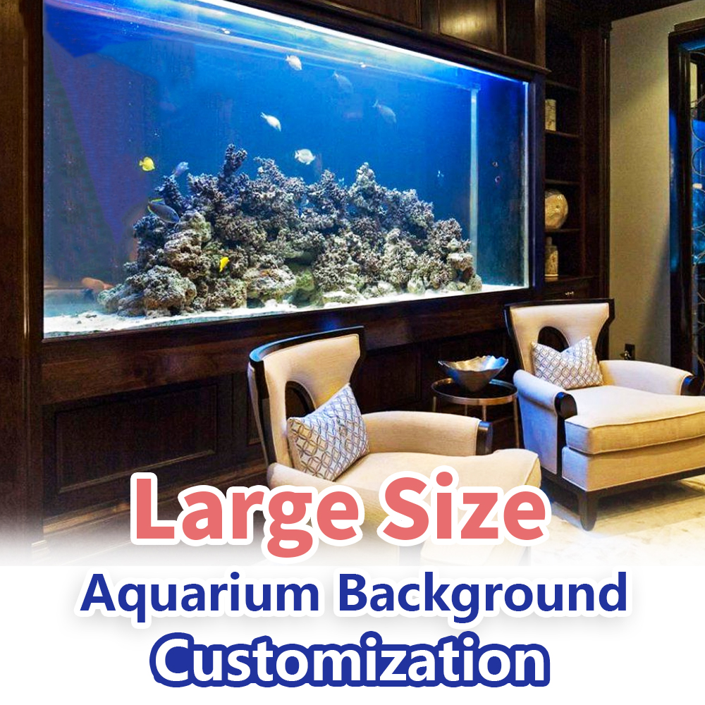 Large Size Aquarium Background - Aquarium Fish Poster ulasan dan harga