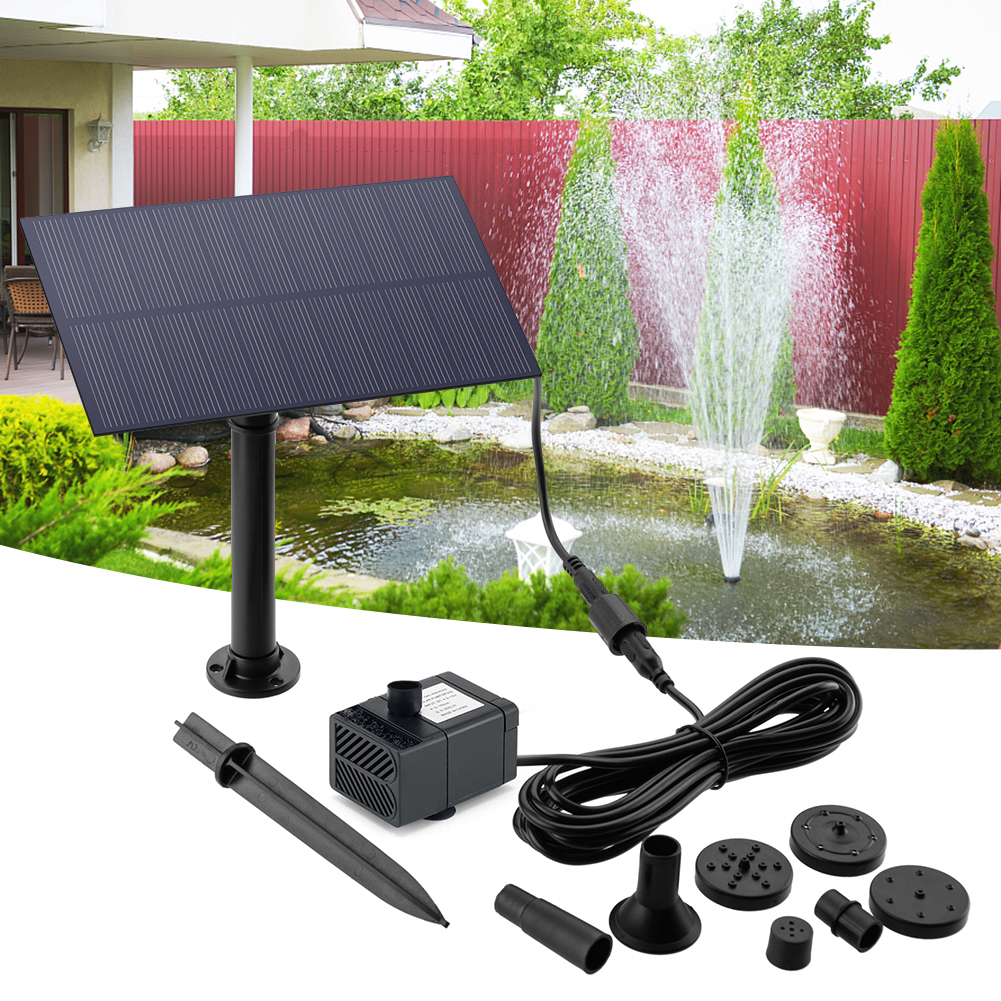 5W 5V Solar Water Pump Garden  - Fish Aquarium Home ulasan dan harga