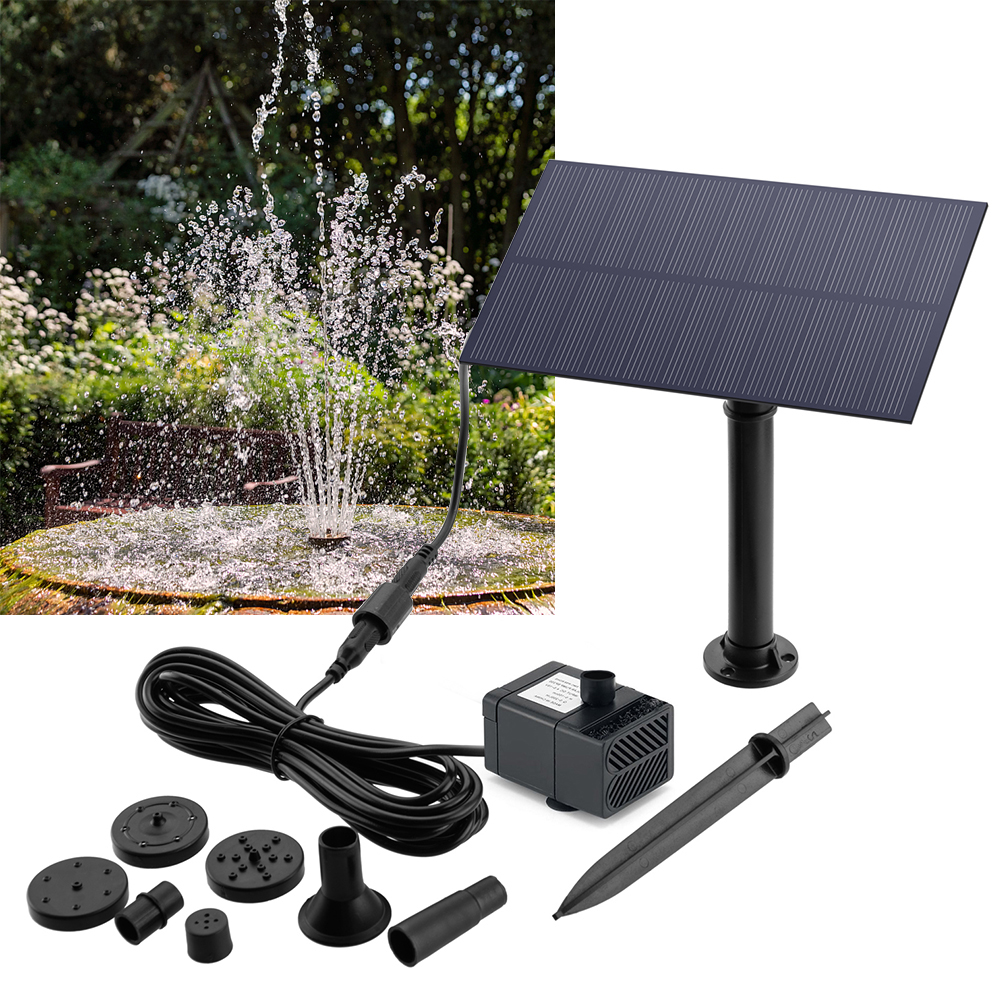 5W 5V Solar Water Pump Garden  - Fish Aquarium Home ulasan dan harga