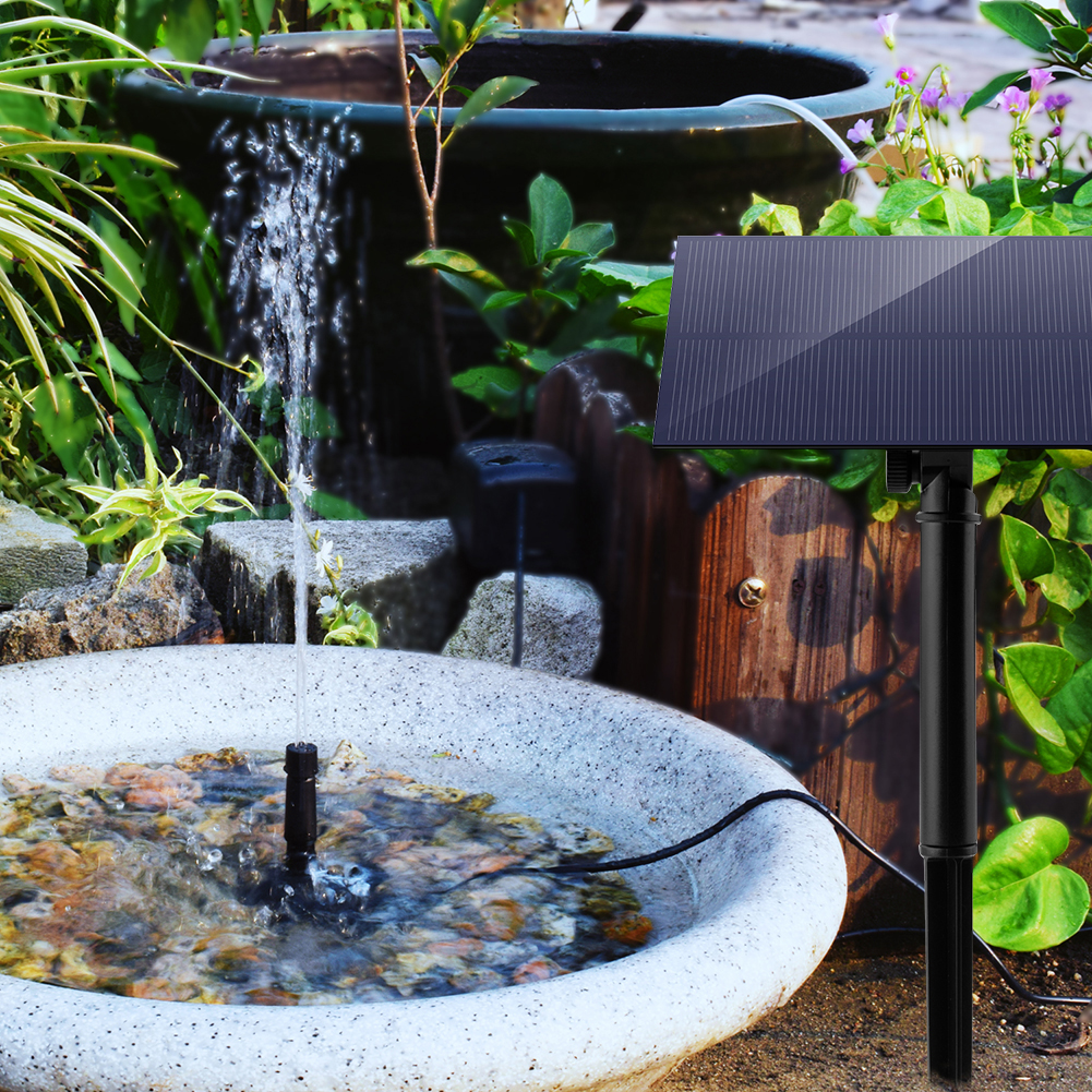 5W 5V Solar Water Pump Garden  - Fish Aquarium Home ulasan dan harga