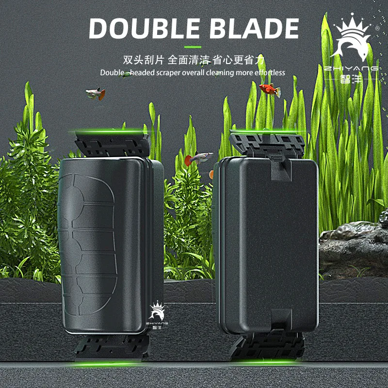 Aquarium Glass Fish Tank Algae - Algae Scraper Blade ulasan dan harga