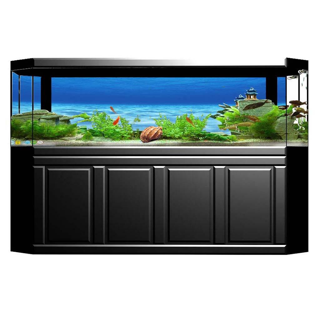 Side Decorative Aquarium Backg - Aquarium Fish Poster ulasan dan harga