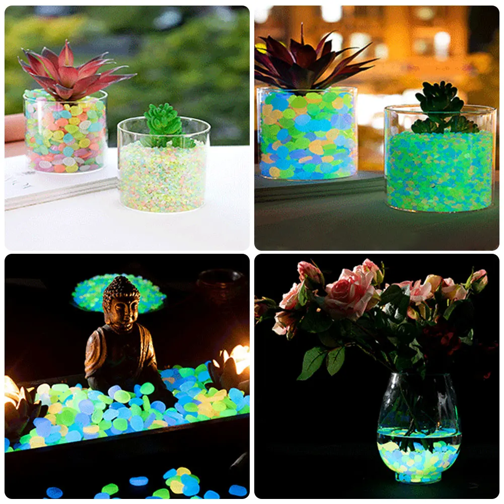 100Pcs Pebbles Glow In The Dar - Aquarium Fish Types ulasan dan harga