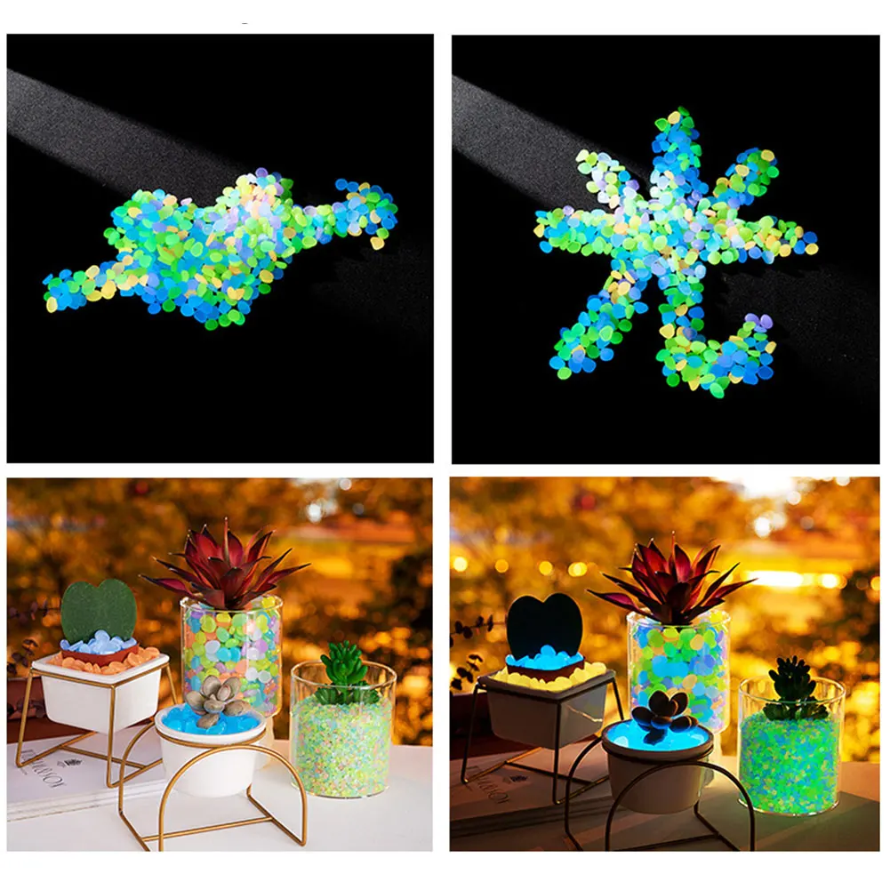 100Pcs Pebbles Glow In The Dar - Aquarium Fish Types ulasan dan harga