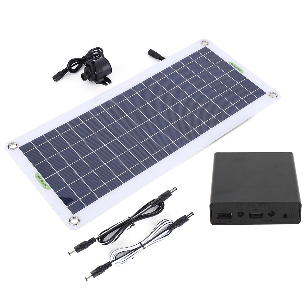 18V 30W Fountain Panel Pump Ga - Fish Aquarium Home ulasan dan harga