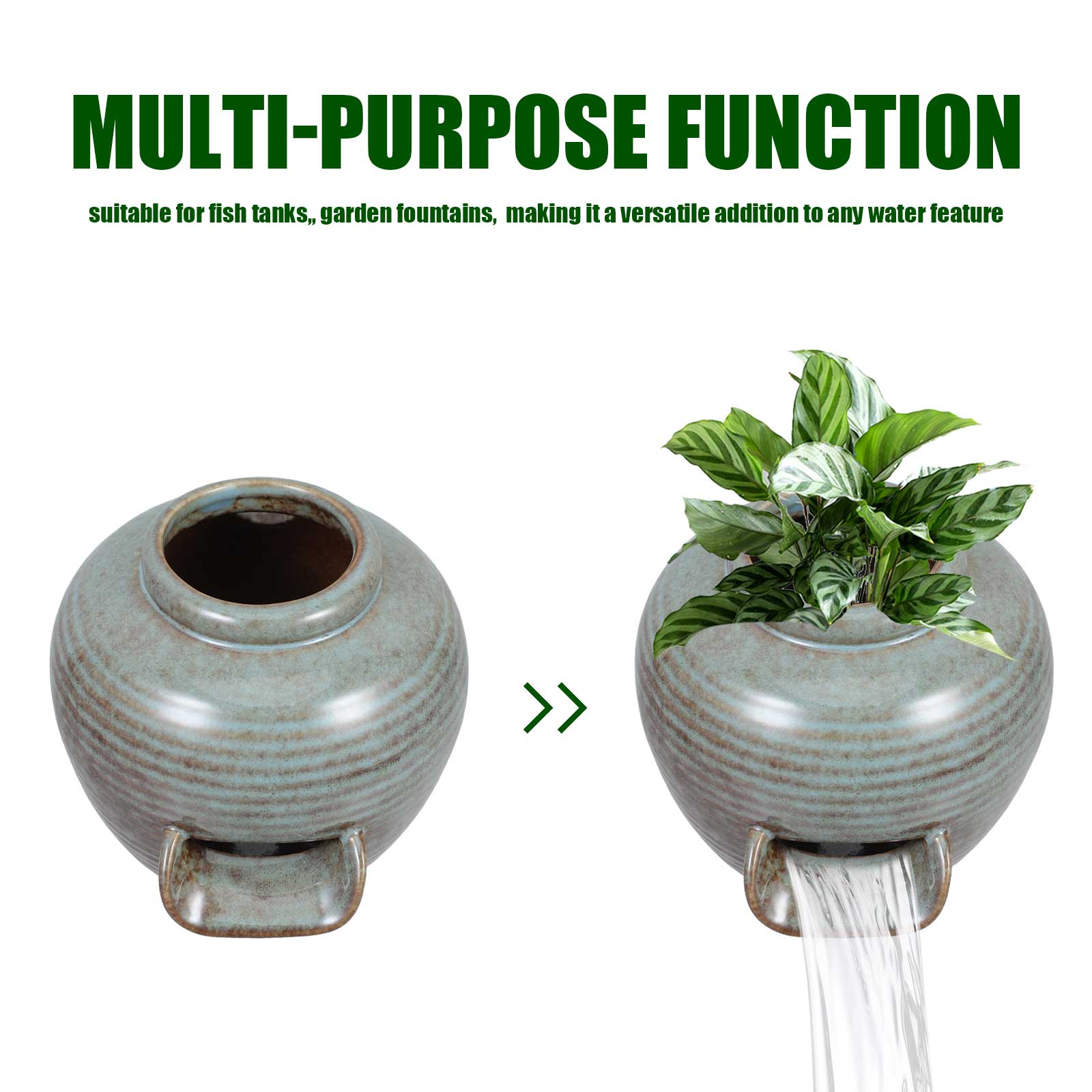 Indoor Waterfall Circulating P - Fish Aquarium Home ulasan dan harga